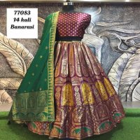 Parvati Designer Silk Based Parvati Lehengas
