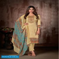 SKT Maria Wholesale Pure Jaam With Work Dress Material
