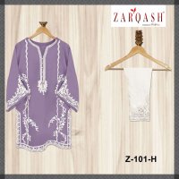 ZARQASH ZIYA 101 DESIGN READYMADE KURTI WITH PANT 12 COLORS