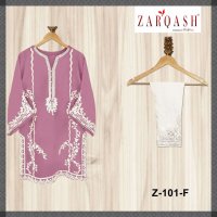 ZARQASH ZIYA 101 DESIGN READYMADE KURTI WITH PANT 12 COLORS