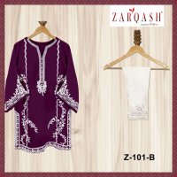 ZARQASH ZIYA 101 DESIGN READYMADE KURTI WITH PANT 12 COLORS