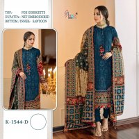 SHREE FAB D.NO K-1544 WHOLESALE PAKISTANI DRESS MATIREAL