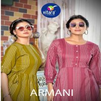 ARMANI BY VITARA FASHION SILK DESIGNER FANCY KURTIS