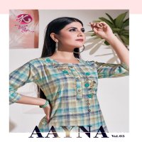 KURTI TIMES AAYNA VOL 3 COTTON DAILY WEAR KURTI SUPPLIER