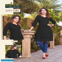 Hariyaali City Girl Wholesale Long Reyon Schiffli Work Kurtis