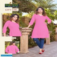 Hariyaali City Girl Wholesale Long Reyon Schiffli Work Kurtis
