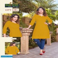 Hariyaali City Girl Wholesale Long Reyon Schiffli Work Kurtis