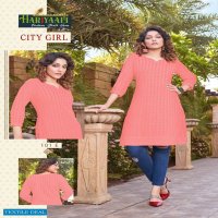 Hariyaali City Girl Wholesale Long Reyon Schiffli Work Kurtis