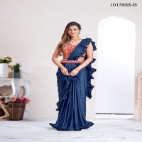 AMOHA TRENDZ DESIGN NO 1015888 IMPORTED LYCRA ATTRACTIVE SAREE CATALOG