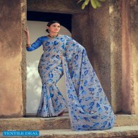 MANTRAA BY KASHVI SOFT HEAVY MICRO PRINTED SAREES