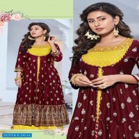 DIYA TRENDS FASHION TADKA VOL 2 FANCY KURTI WITH SHARARA GOWN COLLECTION