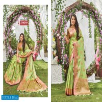 Sangam Jugnoo Wholesale Organza Fabrics Sarees