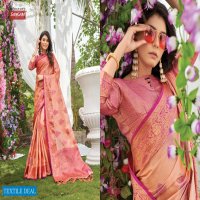 Sangam Jugnoo Wholesale Organza Fabrics Sarees