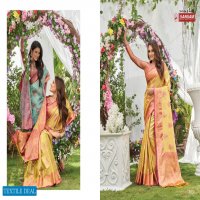 Sangam Jugnoo Wholesale Organza Fabrics Sarees