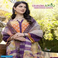Shree Fab Charizma Aniiq Embroidered Dupatta Pakistani Concept Dress