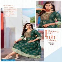 Akhand Jyot Srivalli Wholesale Anarkali Long Kurtis Catalogs