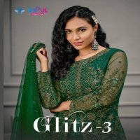 Vipul Glitz Vol-3 Wholesale Festive Designer Salwar Suits