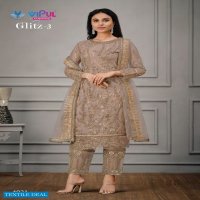 Vipul Glitz Vol-3 Wholesale Festive Designer Salwar Suits
