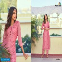 VARDAN RAAHAT VOL 2 SILK WORK KURTI WITH PANT PAIR COLLECTION