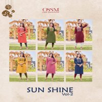 OSSM Sun Shine Vol-2 Wholesale Long Reyon Long Kurtis