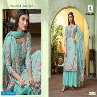 Alok Jhalak Wholesale Pure Viscose Velvet With Diamond Work Salwar Suits