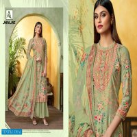 Alok Jhalak Wholesale Pure Viscose Velvet With Diamond Work Salwar Suits