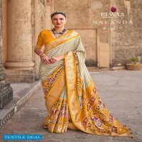 Rewaa Nalanda Wholesale Dola Silk Fabrics Indian Sarees