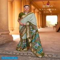 Rewaa Nalanda Wholesale Dola Silk Fabrics Indian Sarees
