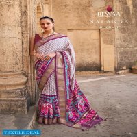 Rewaa Nalanda Wholesale Dola Silk Fabrics Indian Sarees