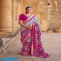Rewaa Nalanda Wholesale Dola Silk Fabrics Indian Sarees