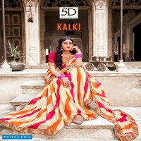5D Kalki Wholesale Casual Printed Indian Sarees
