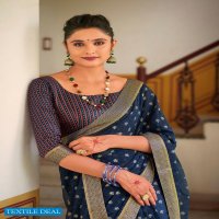 Kashvi Dhriti Wholesale Georgette With Foil Print With Fancy Blouse Sarees