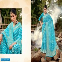5D Aarohi Wholesale Gerogette Printed Indian Sarees