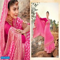 5D Aarohi Wholesale Gerogette Printed Indian Sarees