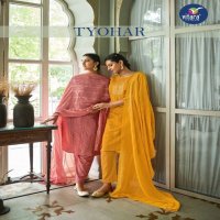 Vitara Tyohar Wholesale Full Stitched 3 Piece Salwar Suits