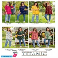 Blue Hill Titanic Wholesale Short Flare Kurtis Catalogs
