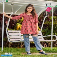 Blue Hill Titanic Wholesale Short Flare Kurtis Catalogs
