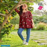 Blue Hill Titanic Wholesale Short Flare Kurtis Catalogs