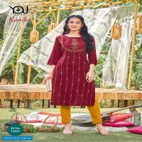 YOU Kanika Wholesale Long Kurti With Pants Catalogs