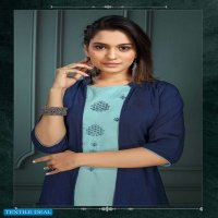 Mohey Wholesale Anarkali Kurti With Attached Jacket Catalogs