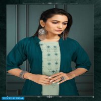 Mohey Wholesale Anarkali Kurti With Attached Jacket Catalogs
