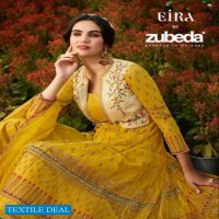 Zubeda Eira Wholesale Net With Heavy Work Anarkali Suits