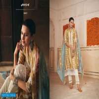 Jay Vijay New And Now Vol-4 Wholesale Pure Moga Silk Daman Work Salwar Suits
