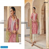 Jay Vijay New And Now Vol-4 Wholesale Pure Moga Silk Daman Work Salwar Suits