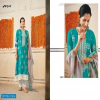 Jay Vijay New And Now Vol-4 Wholesale Pure Moga Silk Daman Work Salwar Suits