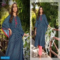 PONCHO VOL 2 BY PSYNA MUSLIN PRINTED STYLISH KAFTAN WITH SANTOON PANT COLLECTION