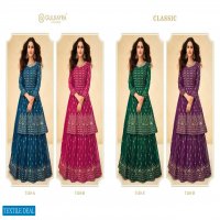 CLASSIC BY GULKAYRA GEORGETTE READYMADE TOP SKIRT WITH DUPATTA