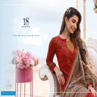 18 ATTITUDE BY AASTHA FASHION WOMANIYA VOL 2 WHOLESALE KURTI PANT AND DUPATTA COLLECTION
