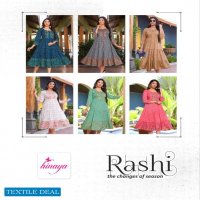 Hinaya Rashi Vol-1 Wholesale Anarkali Kurti Catalogs