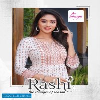 Hinaya Rashi Vol-1 Wholesale Anarkali Kurti Catalogs